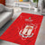 Custom Equatorial Guinea Football Area Rug Allez Nzalang Nacional - Red Version