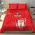 Custom Equatorial Guinea Football Bedding Set Allez Nzalang Nacional - Red Version