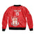 Custom Equatorial Guinea Football Bomber Jacket Allez Nzalang Nacional - Red Version