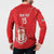 Custom Equatorial Guinea Football Button Sweatshirt Allez Nzalang Nacional - Red Version