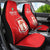 Custom Equatorial Guinea Football Car Seat Cover Allez Nzalang Nacional - Red Version