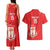 Custom Equatorial Guinea Football Couples Matching Tank Maxi Dress and Hawaiian Shirt Allez Nzalang Nacional - Red Version