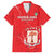 Custom Equatorial Guinea Football Hawaiian Shirt Allez Nzalang Nacional - Red Version