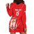 Custom Equatorial Guinea Football Hoodie Dress Allez Nzalang Nacional - Red Version