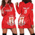 Custom Equatorial Guinea Football Hoodie Dress Allez Nzalang Nacional - Red Version