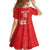 Custom Equatorial Guinea Football Kid Short Sleeve Dress Allez Nzalang Nacional - Red Version