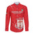 Custom Equatorial Guinea Football Long Sleeve Button Shirt Allez Nzalang Nacional - Red Version