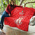 Custom Equatorial Guinea Football Quilt Allez Nzalang Nacional - Red Version