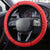 Equatorial Guinea Football Steering Wheel Cover Allez Nzalang Nacional - Red Version