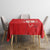 Custom Equatorial Guinea Football Tablecloth Allez Nzalang Nacional - Red Version