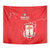 Custom Equatorial Guinea Football Tapestry Allez Nzalang Nacional - Red Version