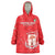 Custom Equatorial Guinea Football Wearable Blanket Hoodie Allez Nzalang Nacional - Red Version