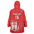 Custom Equatorial Guinea Football Wearable Blanket Hoodie Allez Nzalang Nacional - Red Version