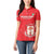 Custom Equatorial Guinea Football Women Polo Shirt Allez Nzalang Nacional - Red Version