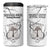 Custom Equatorial Guinea Football 4 in 1 Can Cooler Tumbler Allez Nzalang Nacional - White Version