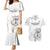 Custom Equatorial Guinea Football Couples Matching Mermaid Dress and Hawaiian Shirt Allez Nzalang Nacional - White Version