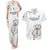 Custom Equatorial Guinea Football Couples Matching Tank Maxi Dress and Hawaiian Shirt Allez Nzalang Nacional - White Version