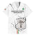 Custom Equatorial Guinea Football Family Matching Puletasi and Hawaiian Shirt Allez Nzalang Nacional - White Version