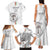 Custom Equatorial Guinea Football Family Matching Tank Maxi Dress and Hawaiian Shirt Allez Nzalang Nacional - White Version