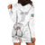 Custom Equatorial Guinea Football Hoodie Dress Allez Nzalang Nacional - White Version