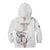 Custom Equatorial Guinea Football Kid Hoodie Allez Nzalang Nacional - White Version