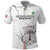 Custom Equatorial Guinea Football Polo Shirt Allez Nzalang Nacional - White Version