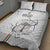 Custom Equatorial Guinea Football Quilt Bed Set Allez Nzalang Nacional - White Version