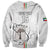 Custom Equatorial Guinea Football Sweatshirt Allez Nzalang Nacional - White Version