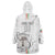 Custom Equatorial Guinea Football Wearable Blanket Hoodie Allez Nzalang Nacional - White Version