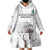 Custom Equatorial Guinea Football Wearable Blanket Hoodie Allez Nzalang Nacional - White Version