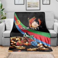 Personalized Eritrea Martyrs Day Blanket Candlelight Vigil Shida Shoes