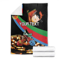 Personalized Eritrea Martyrs Day Blanket Candlelight Vigil Shida Shoes