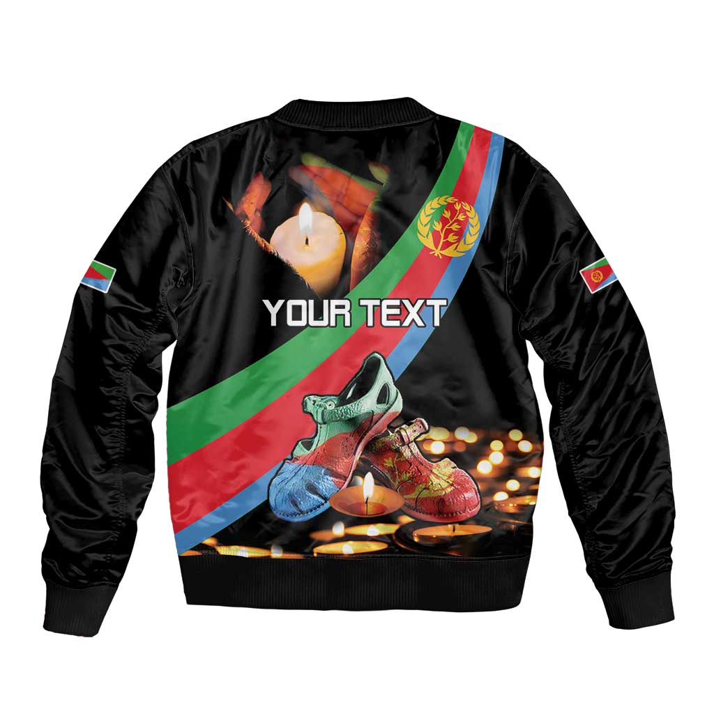 Personalized Eritrea Martyrs Day Bomber Jacket Candlelight Vigil Shida Shoes