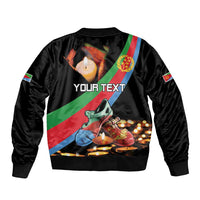 Personalized Eritrea Martyrs Day Bomber Jacket Candlelight Vigil Shida Shoes