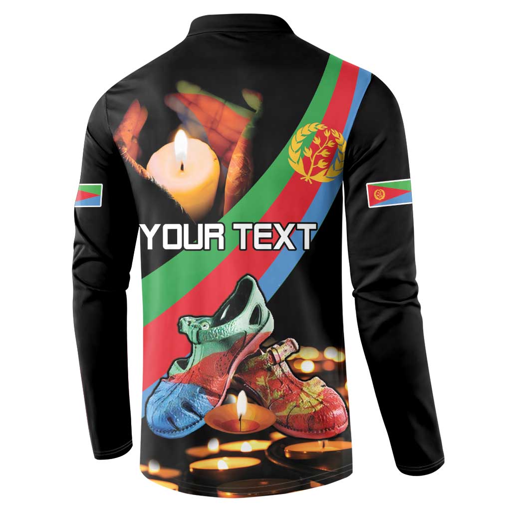 Personalized Eritrea Martyrs Day Button Sweatshirt Candlelight Vigil Shida Shoes
