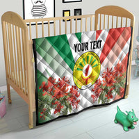 Personalized Madagasikara Quilt Seal With Poinciana