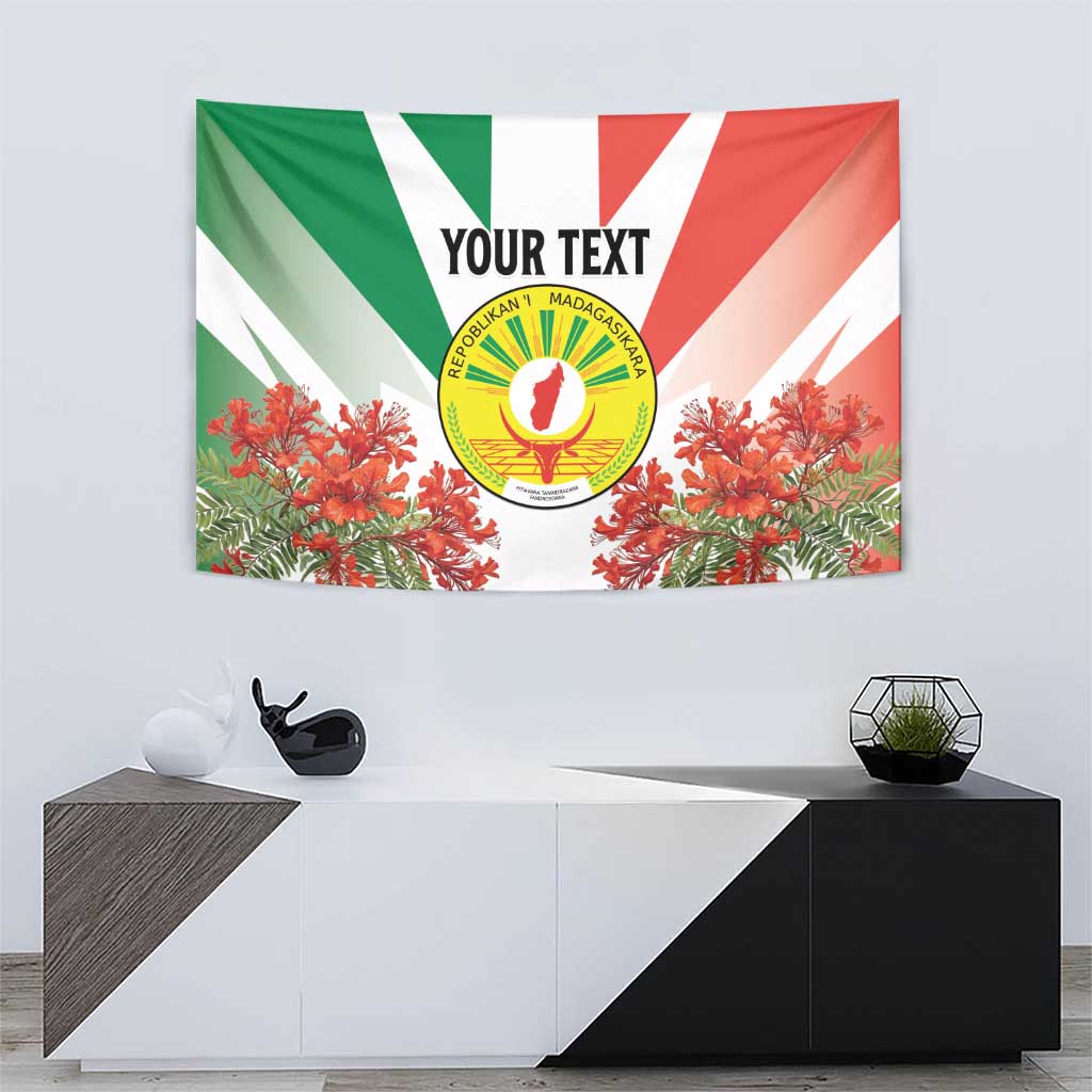Personalized Madagasikara Tapestry Seal With Poinciana