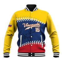 Custom Venezuela Baseball Champions Baseball Jacket Vinotinto Glory 2026