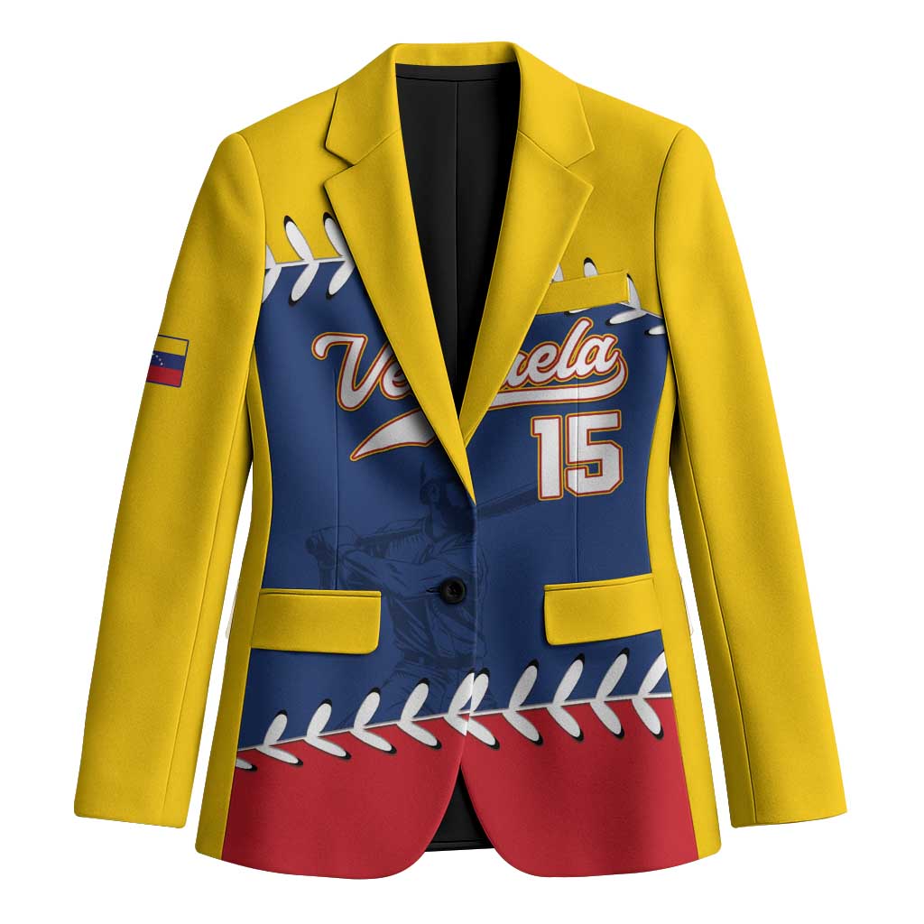 Custom Venezuela Baseball Champions Blazer Vinotinto Glory 2026