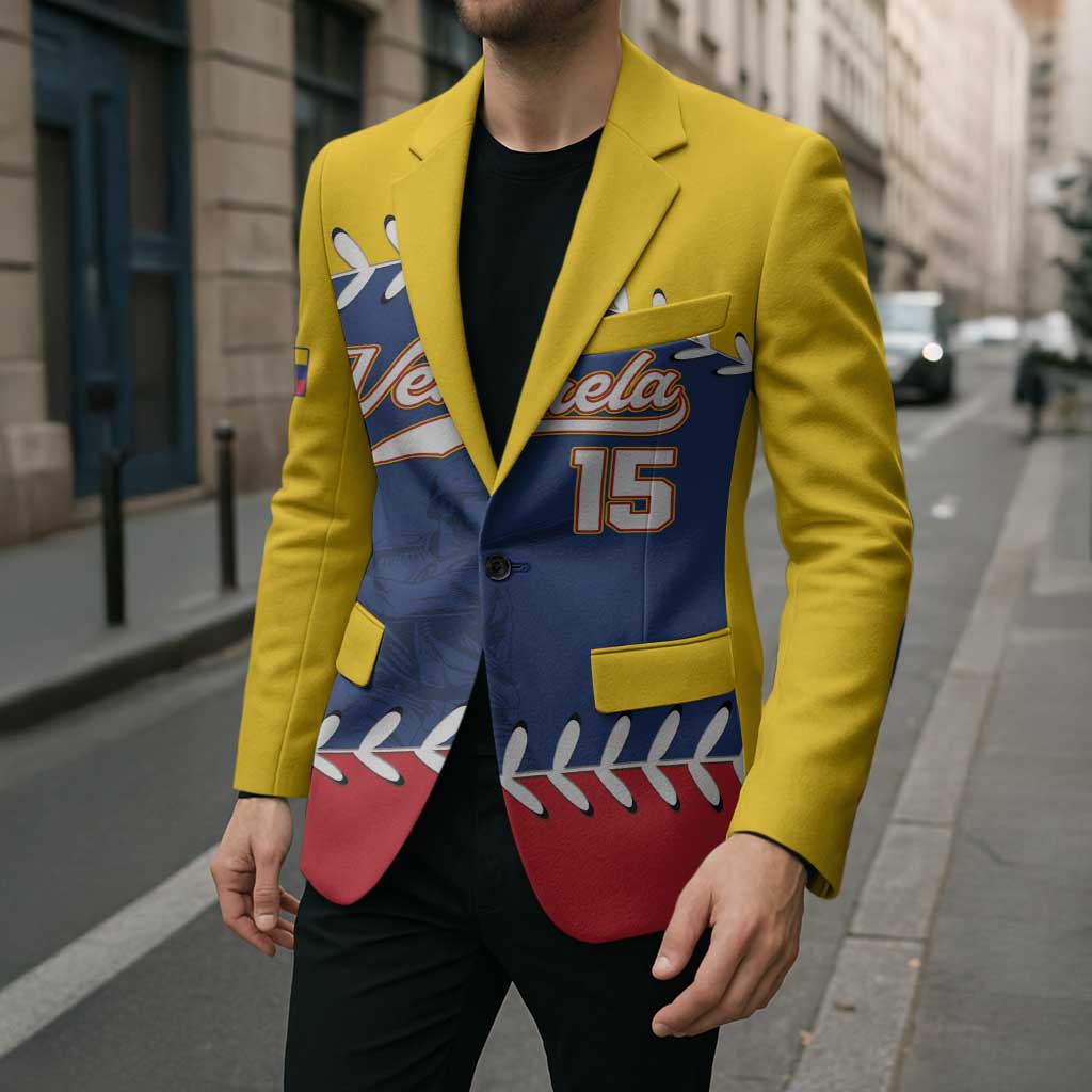 Custom Venezuela Baseball Champions Blazer Vinotinto Glory 2026