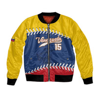 Custom Venezuela Baseball Champions Bomber Jacket Vinotinto Glory 2026