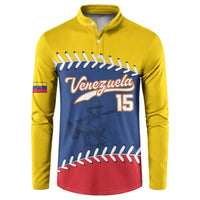 Custom Venezuela Baseball Champions Button Sweatshirt Vinotinto Glory 2026