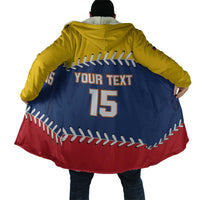 Custom Venezuela Baseball Champions Cloak Vinotinto Glory 2026