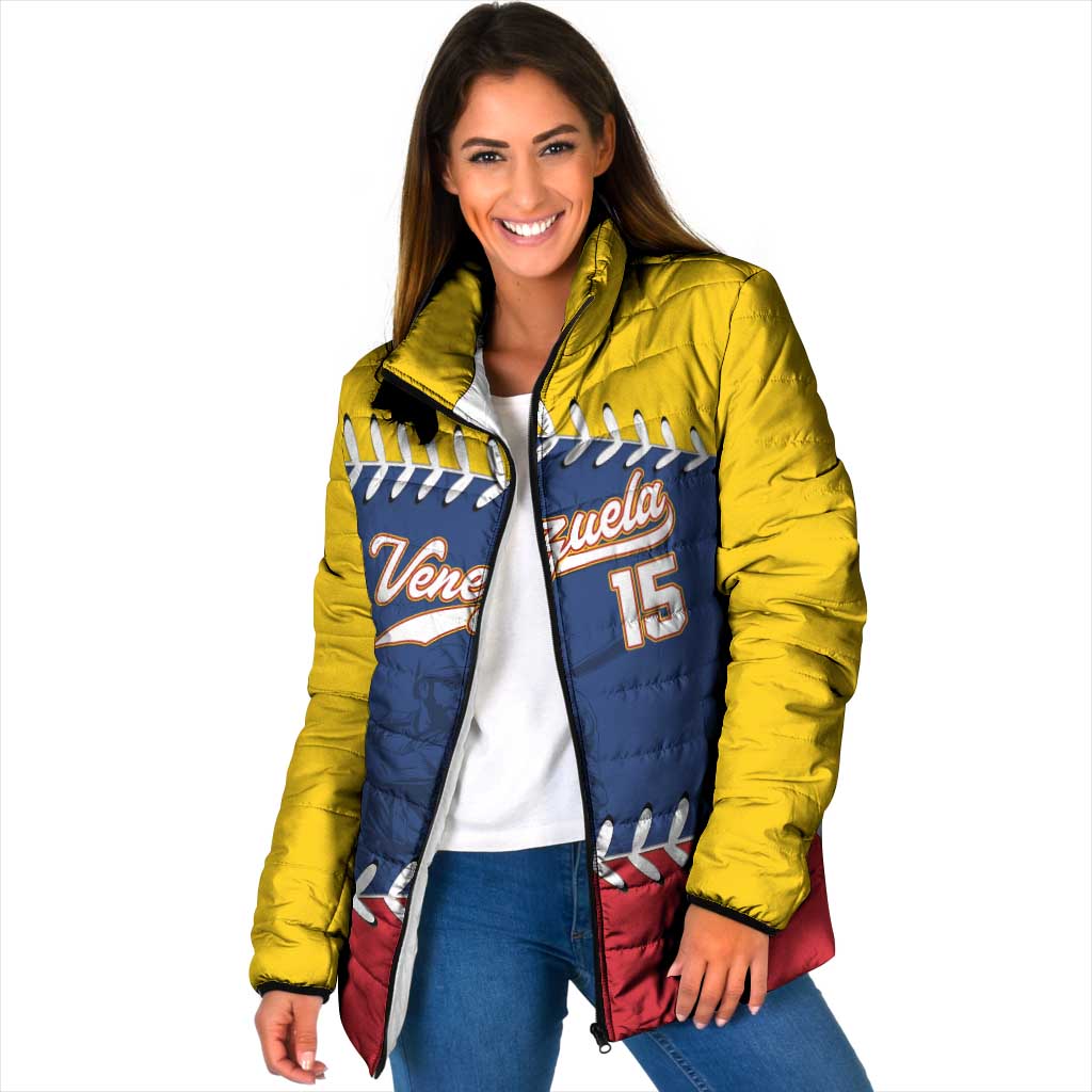 Custom Venezuela Baseball Champions Padded Jacket Vinotinto Glory 2026