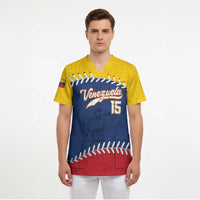 Custom Venezuela Baseball Champions Scrub Top Vinotinto Glory 2026