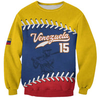 Custom Venezuela Baseball Champions Sweatshirt Vinotinto Glory 2026