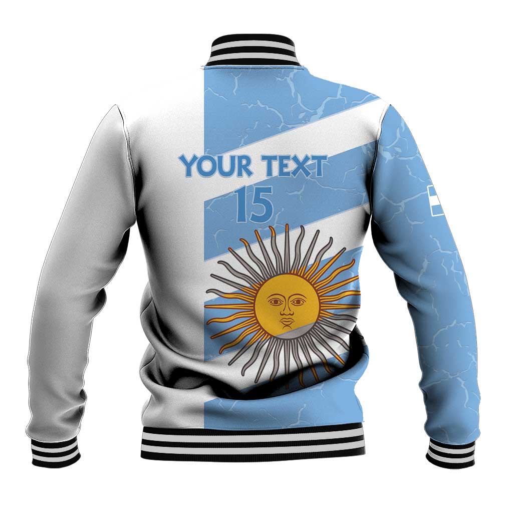 Argentina Rugby Custom Baseball Jacket Go Los Pumas