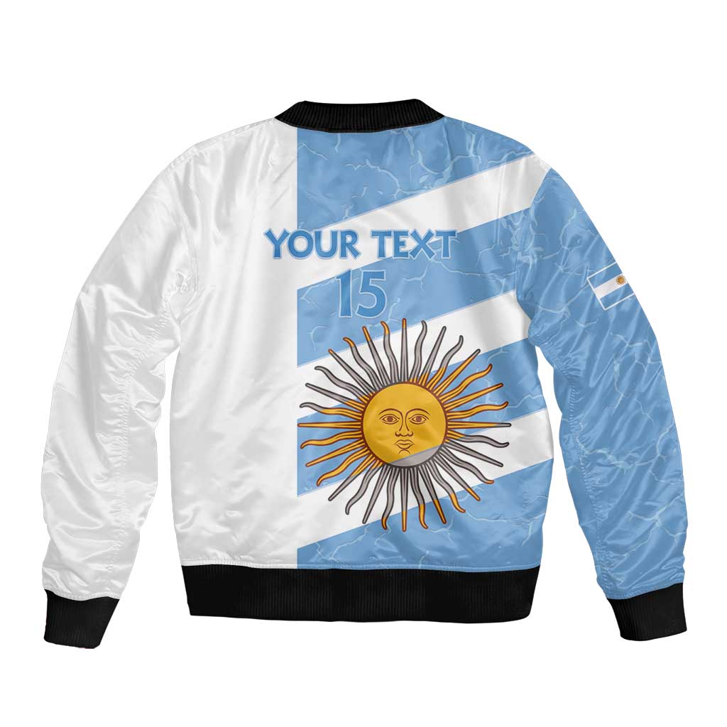 Argentina Rugby Custom Bomber Jacket Go Los Pumas