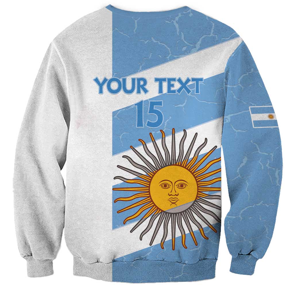 Argentina Rugby Custom Sweatshirt Go Los Pumas