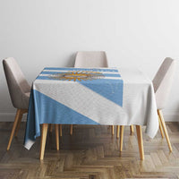 Argentina Rugby Custom Tablecloth Go Los Pumas